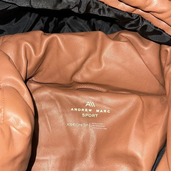 LAST CHANCE Faux Leather Puffer jacket - Picture 7 of 8